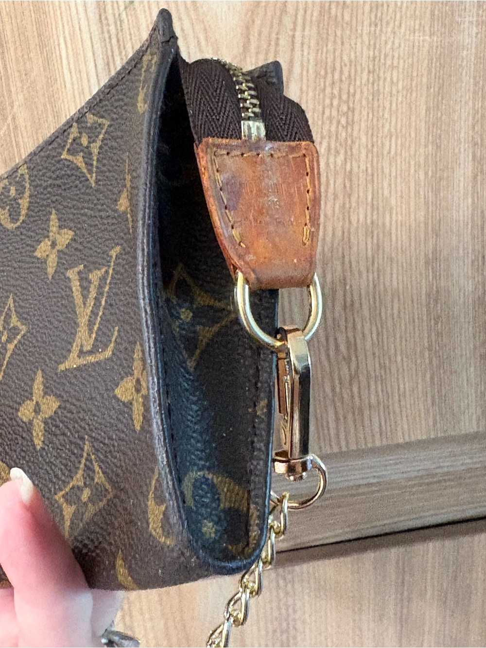 Auth LOUIS VUITTON Monogram Bucket PM Accessory Pouch - Picture 3 of 11